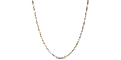 Ben Bridge Earth Diamonds 4.00 CTW Tennis Necklace-15 inch Choker Length- $6,999