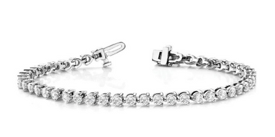 James Allen 3.00 CTW Lab-Created Diamond Tennis Bracelet-F Color, VS2 Clarity $2,225 (Sale Price)